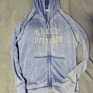 Women’s Harley Davidson zip giddier